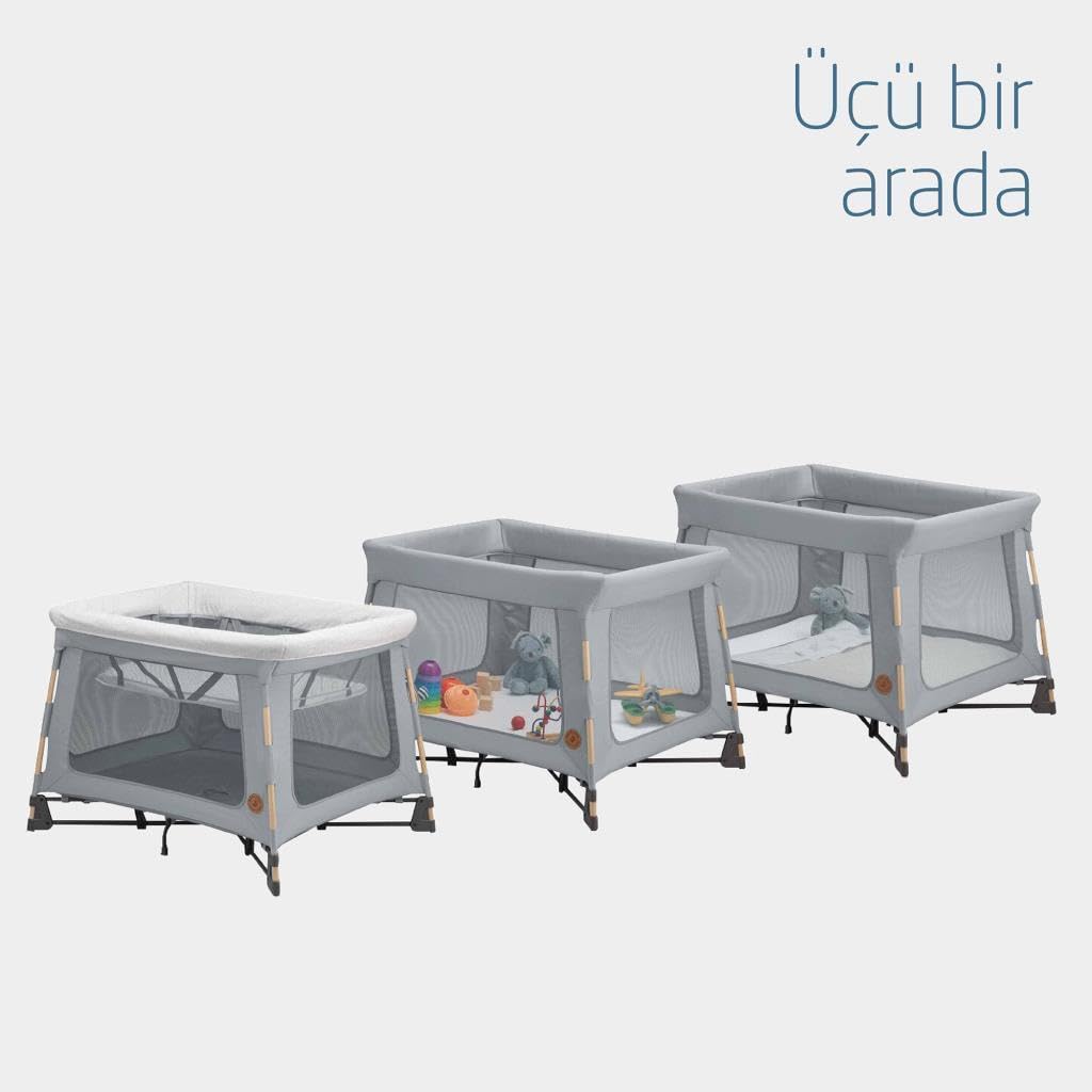 Maxi-Cosi Swift 3-in-1 Travel Cot & Playpen 0–3.5Y 15kg Beyond Grey