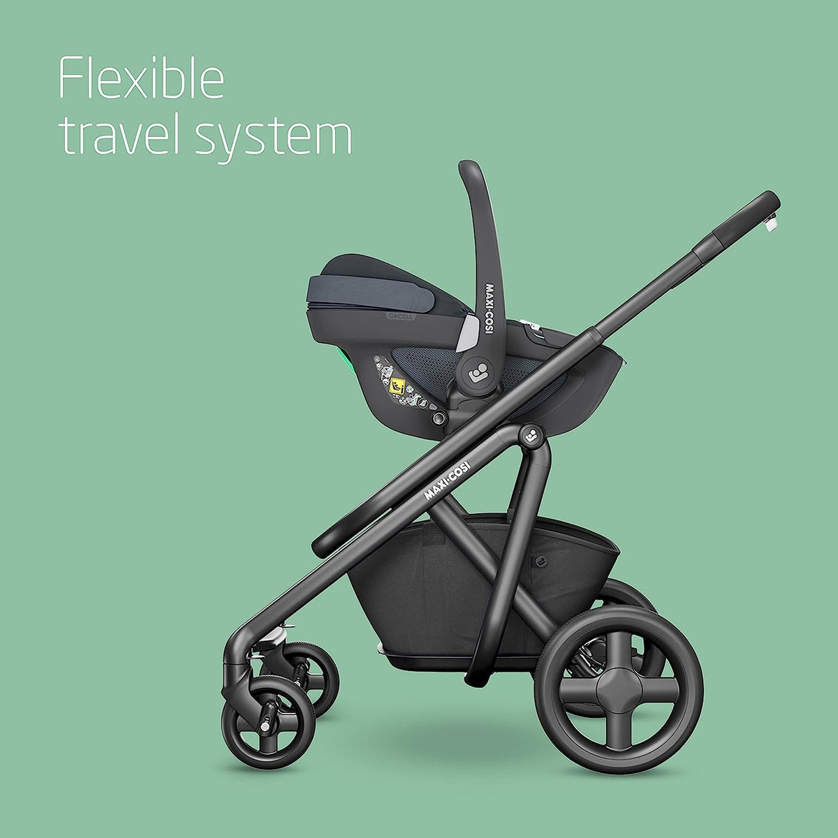 Maxi-Cosi Pebble 360 i-Size Newborn Car Seat 0–15M Essential Graphite