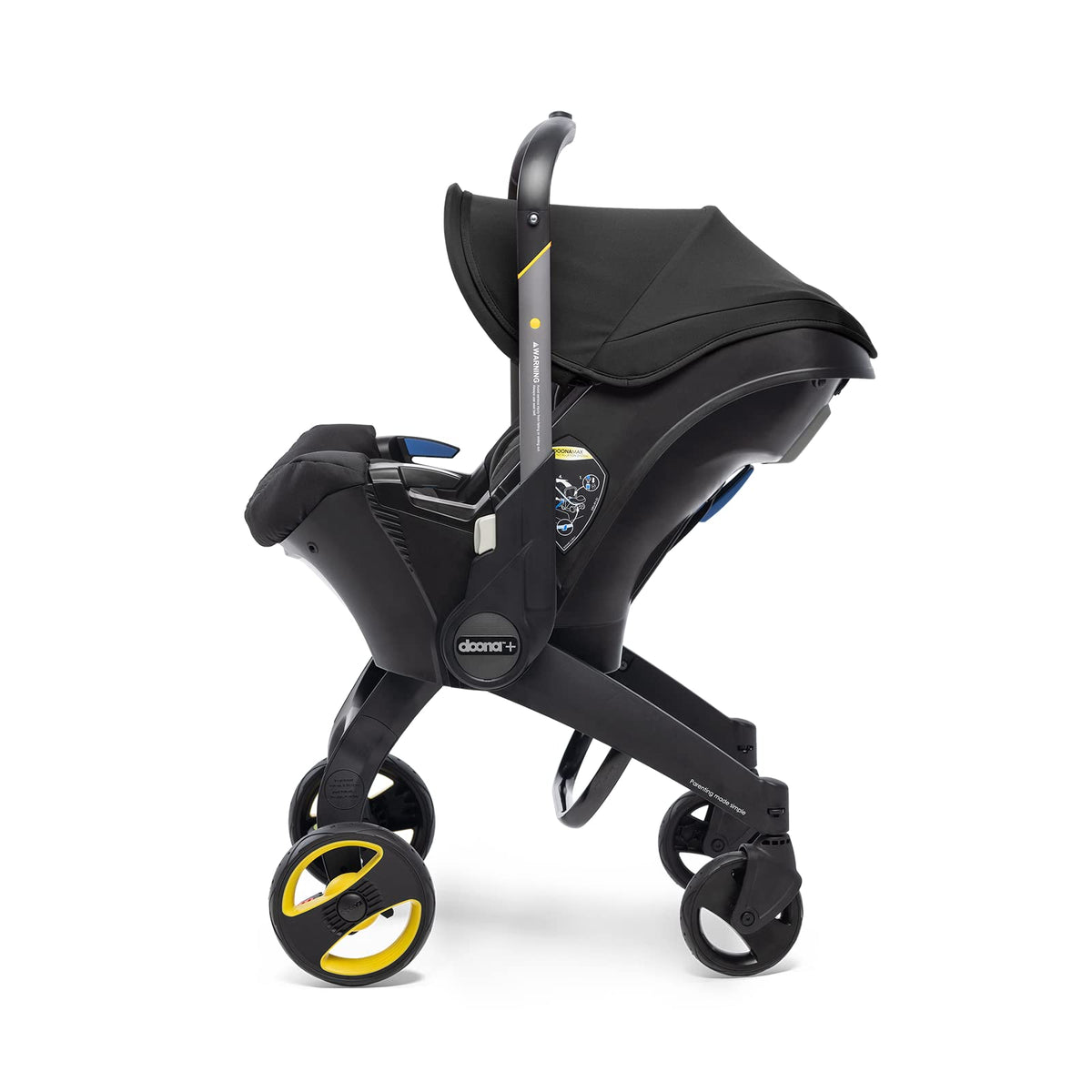 Doona+ Baby Car Seat & Stroller Convertible 0+ – Nitro Black