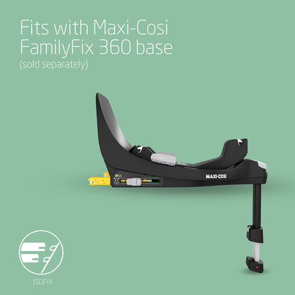Maxi-Cosi Pearl 360 i-Size Baby Car Seat 3M–4Y Authentic Graphite