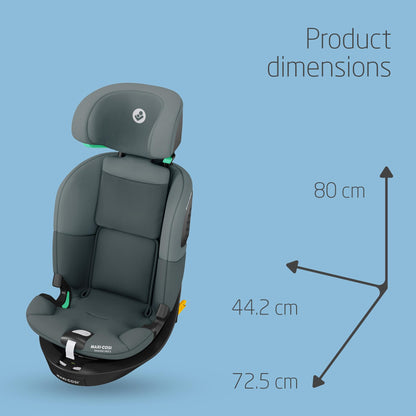 Maxi-Cosi Emerald S i-Size 360° Car Seat 0–12 Yrs | Tonal Graphite