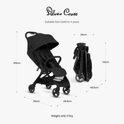 Silver Cross Clic 2 Compact Stroller & Travel Bag – Space