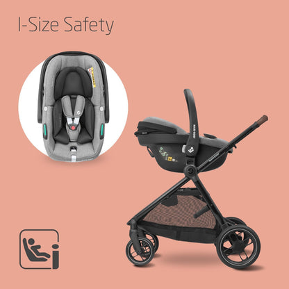 Maxi-Cosi Zelia S Trio 3-in-1 Travel System with Car Seat 0–4Y Grey