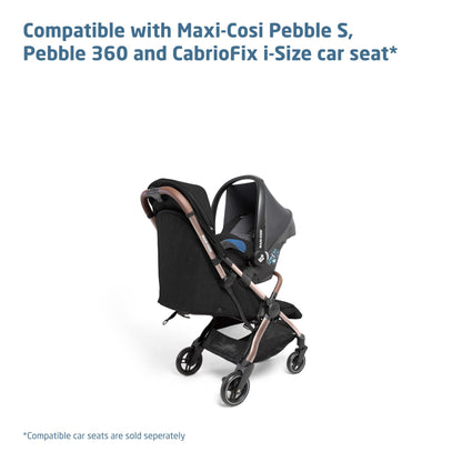 Maxi-Cosi Eva3 Lightweight Baby Stroller 0–4 Yrs | Essential Black
