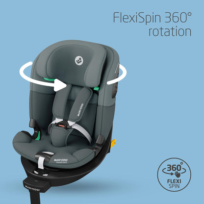 Maxi-Cosi Emerald S i-Size 360° Car Seat 0–12 Yrs | Tonal Graphite