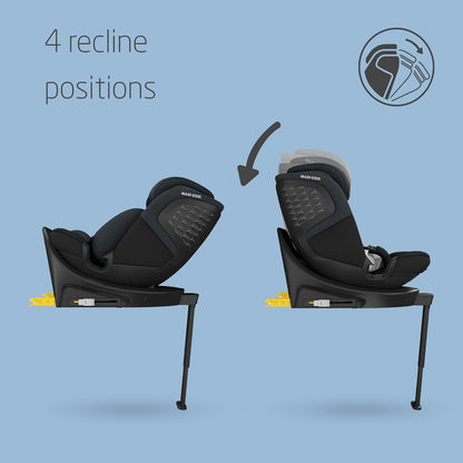 Maxi-Cosi Emerald S i-Size 360° Car Seat 0–12 Yrs | Tonal Black