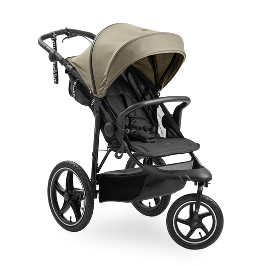 hauck Runner 3 All-Terrain Stroller – Birth to 22kg, Olive