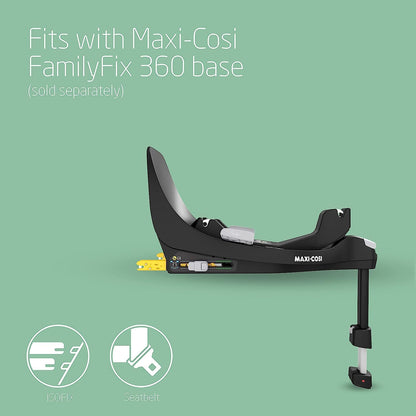 Maxi-Cosi Pebble 360 i-Size Newborn Car Seat 0–15M Essential Graphite