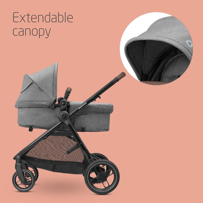 Maxi-Cosi Zelia S Trio 3-in-1 Travel System with Car Seat 0–4Y Grey
