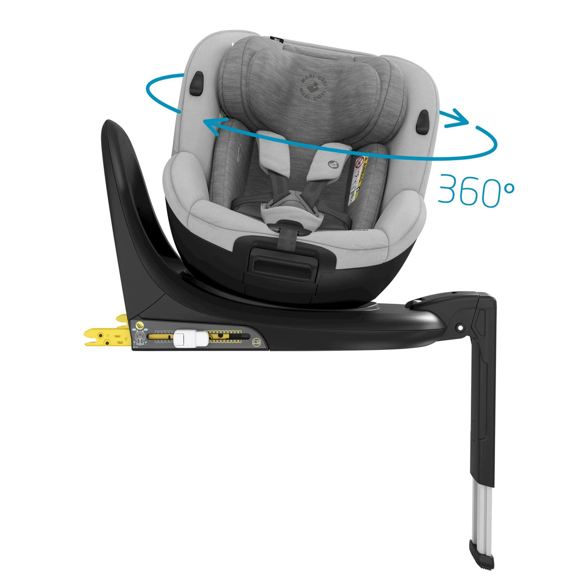 Maxi-Cosi Mica i-Size 360° Car Seat 0–4 Yrs ISOFIX | Authentic Grey