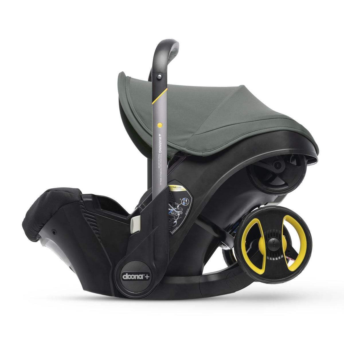 Doona+ Baby Car Seat & Stroller Convertible 0+ – Slate Green