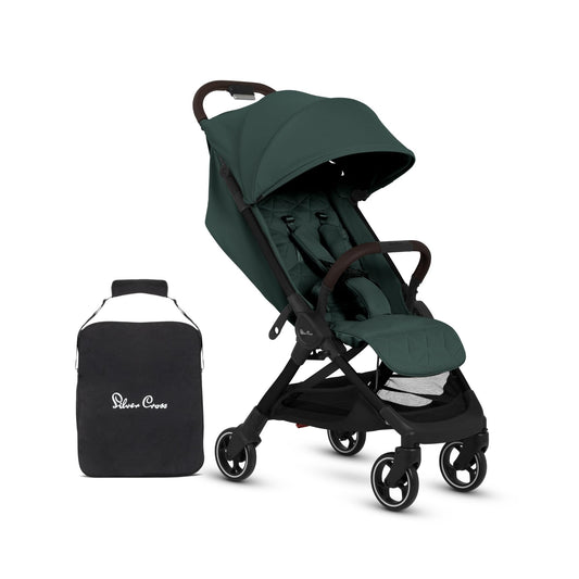 Silver Cross Clic 2 Compact Stroller & Travel Bag – Conifer