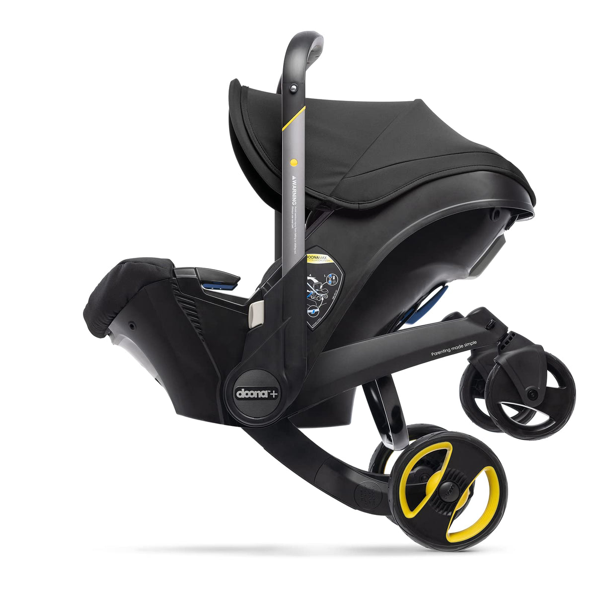 Doona+ Baby Car Seat & Stroller Convertible 0+ – Nitro Black