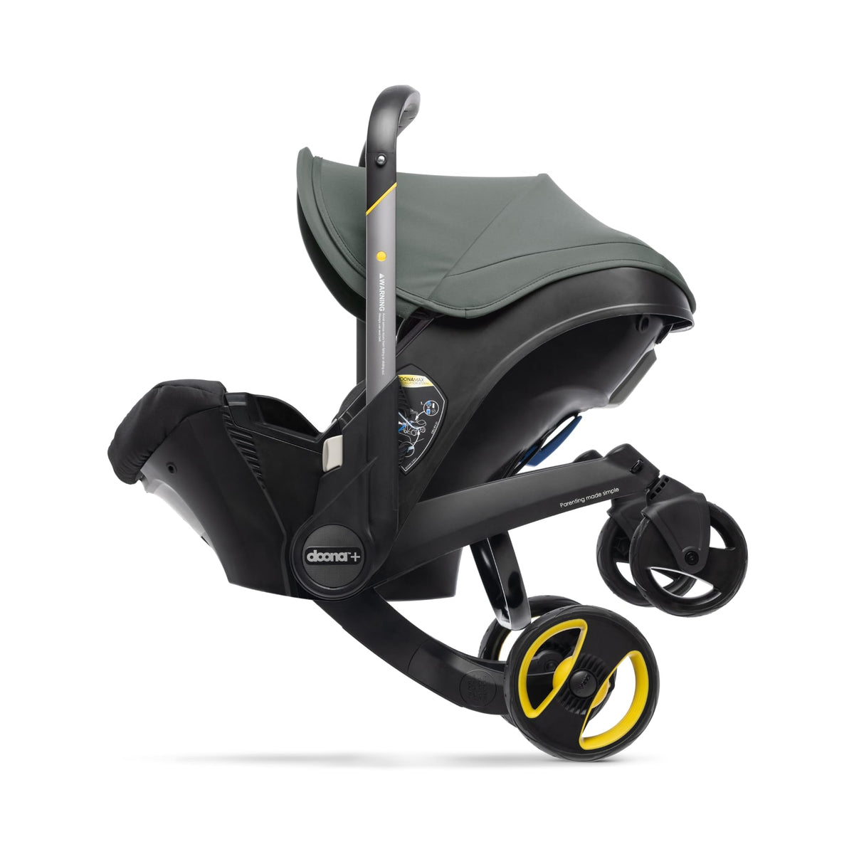 Doona+ Baby Car Seat & Stroller Convertible 0+ – Slate Green