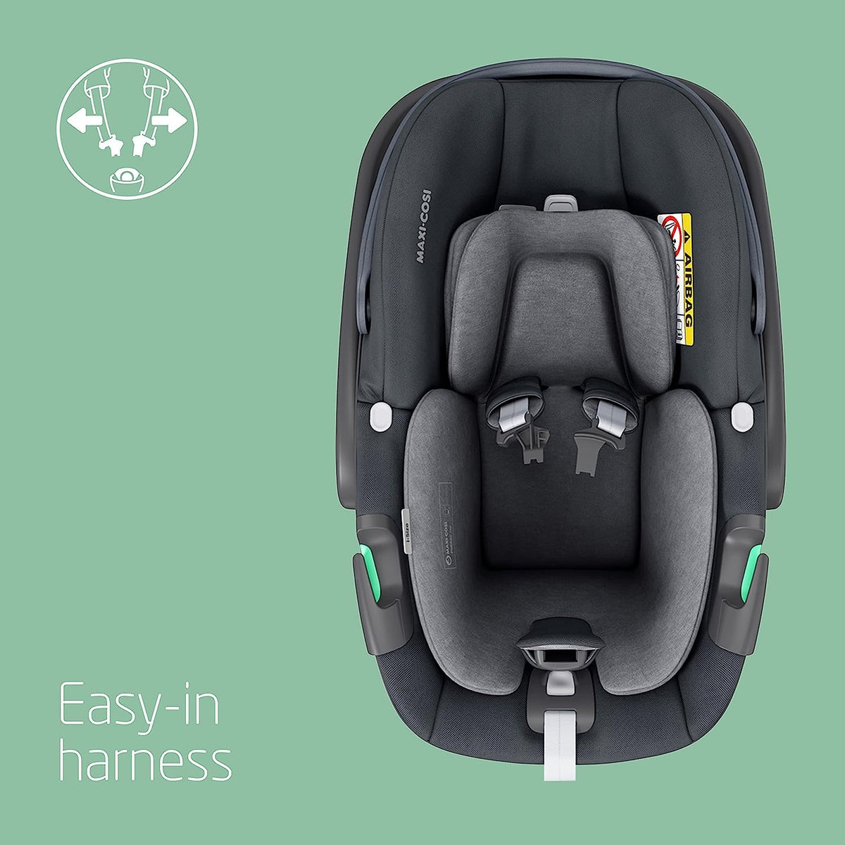 Maxi-Cosi Pebble 360 i-Size Newborn Car Seat 0–15M Essential Graphite