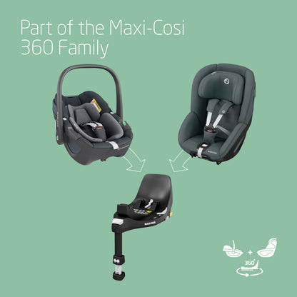 Maxi-Cosi Pearl 360 i-Size Baby Car Seat 3M–4Y Authentic Graphite