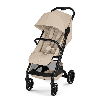 CYBEX BEEZY Pushchair – Birth to 22kg, Compact Fold, Almond Beige