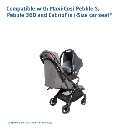 Maxi-Cosi Eva3 Lightweight Baby Stroller 0–4 Yrs | Select Grey
