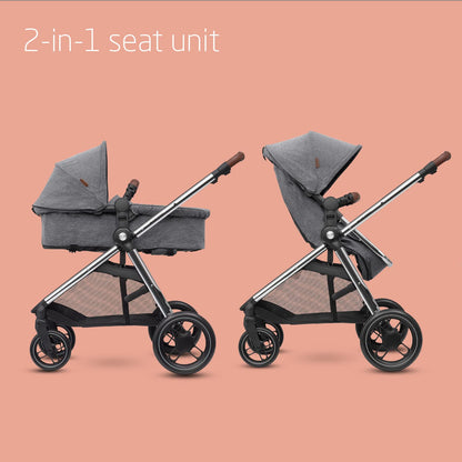 Maxi-Cosi Zelia 3 Luxe 2-in-1 Travel System 0–4Y Twillic Grey