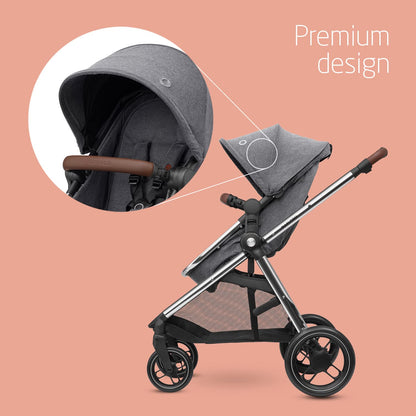 Maxi-Cosi Zelia 3 Luxe 2-in-1 Travel System 0–4Y Twillic Grey