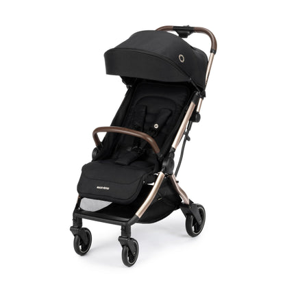 Maxi-Cosi Eva3 Compact Pushchair 0–4 Yrs | Essential Black Champagne