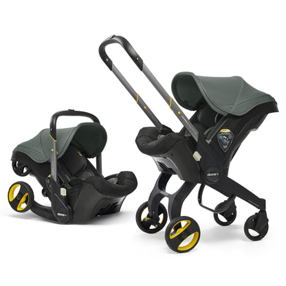 Doona+ Baby Car Seat & Stroller Convertible 0+ – Slate Green