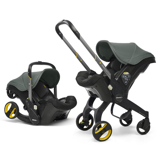 Doona+ Baby Car Seat & Stroller Convertible 0+ – Slate Green