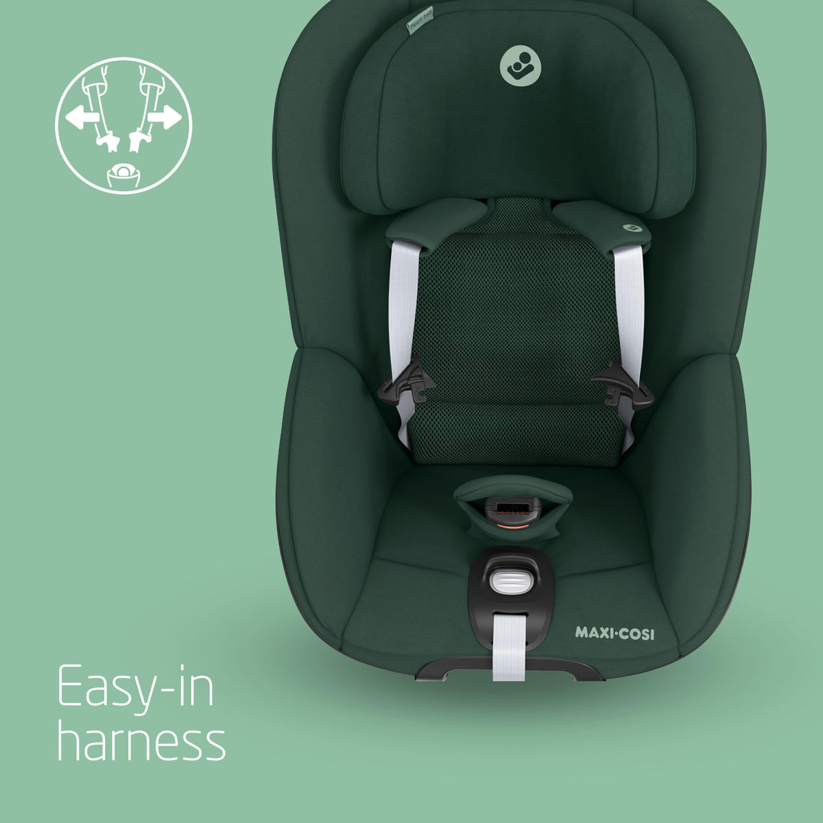 Maxi-Cosi Pearl 360 i-Size Baby Car Seat 3M–4Y Authentic Green