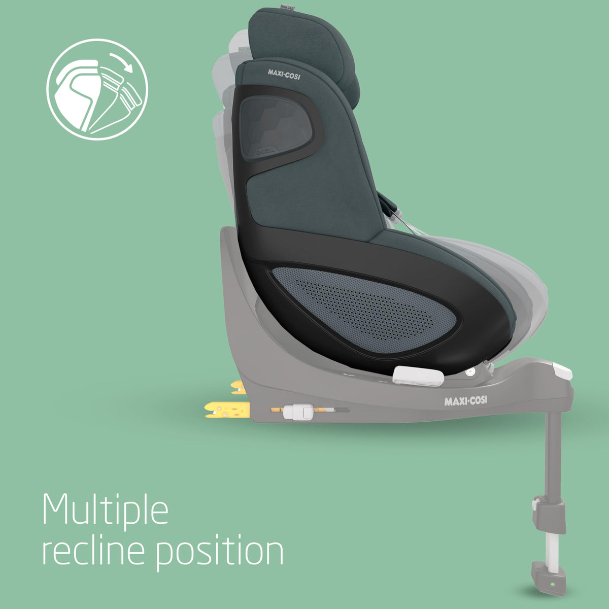 Maxi-Cosi Pearl 360 i-Size Baby Car Seat 3M–4Y Authentic Graphite