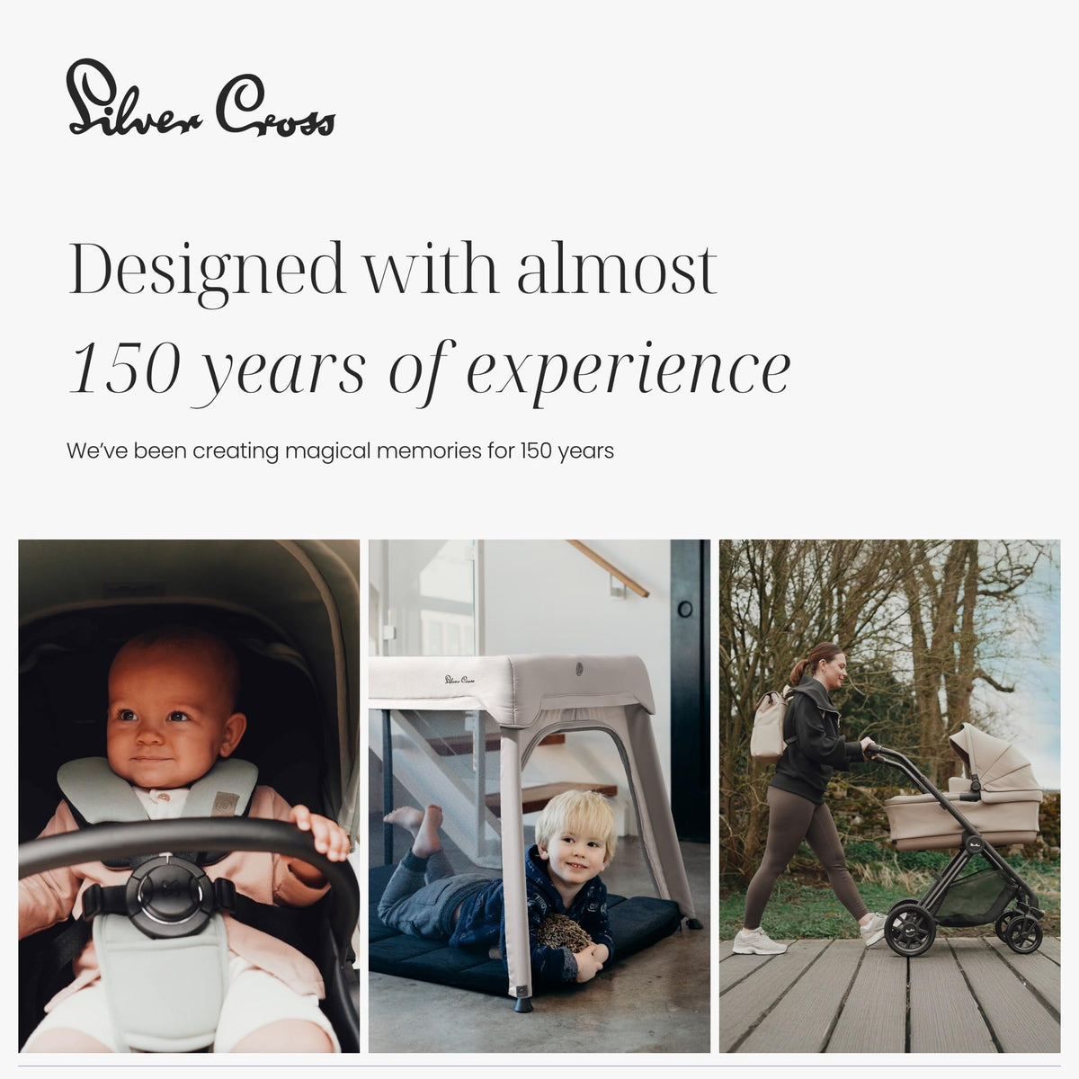 Silver Cross Clic 2 Compact Stroller & Travel Bag – Conifer