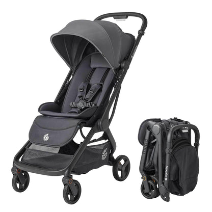 Ergobaby Metro3 Travel Stroller – Birth to 22kg, Graphite Grey