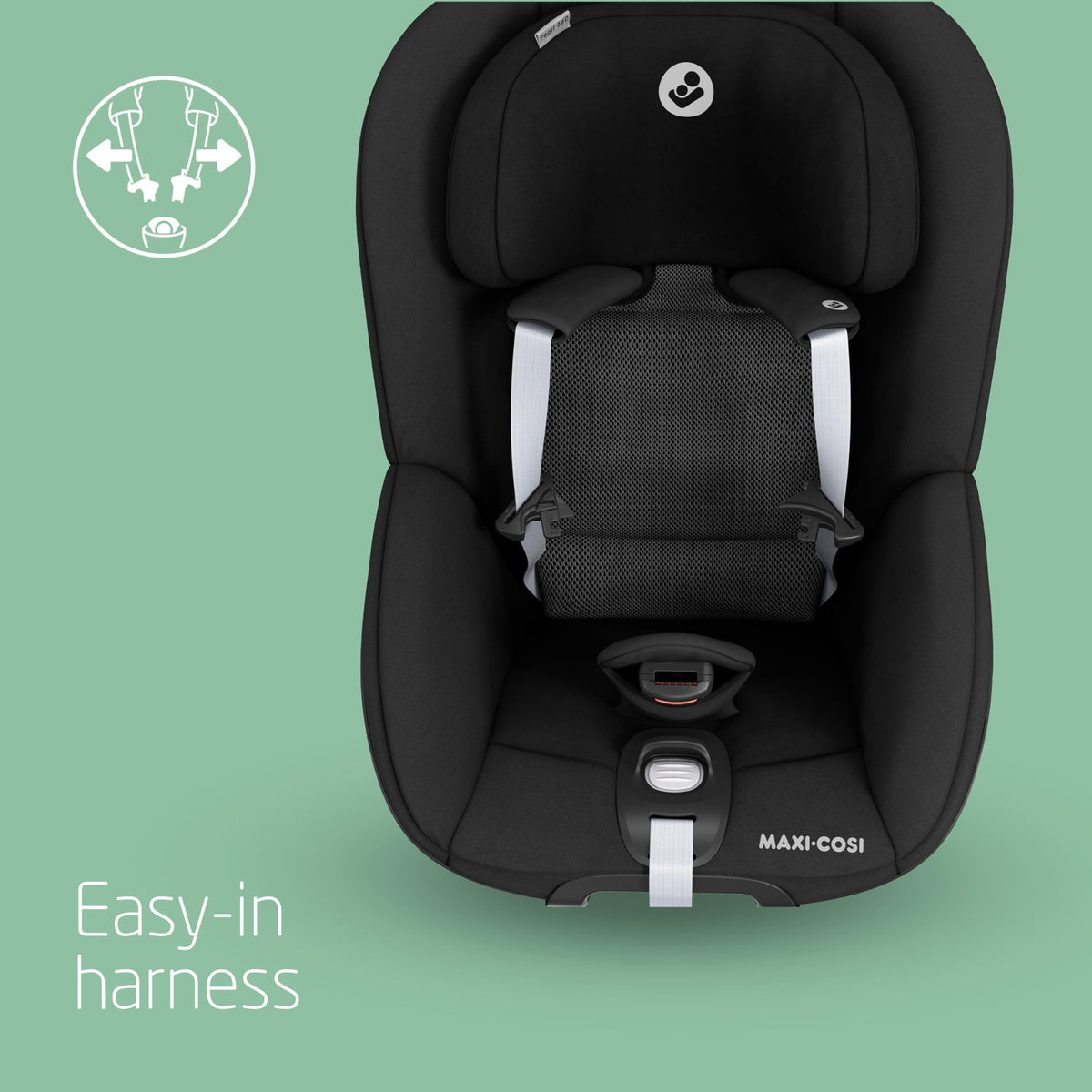 Maxi-Cosi Pearl 360 i-Size Baby Car Seat 3M–4Y Authentic Black