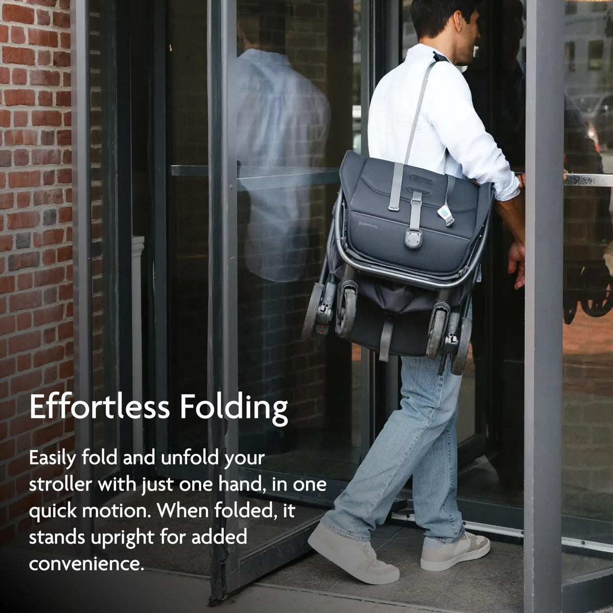 UPPAbaby MINU V3 Lightweight Travel Stroller – Greyson