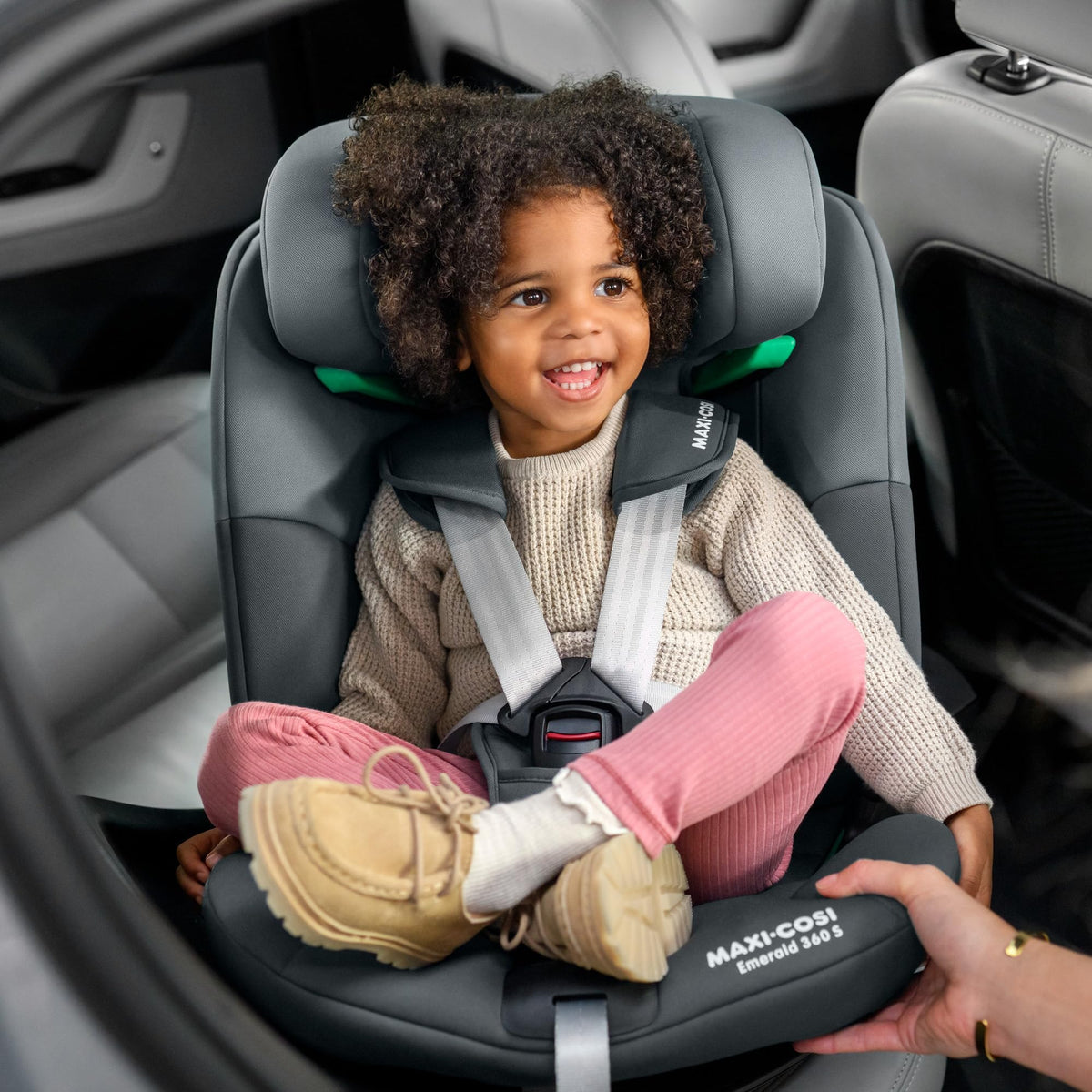 Maxi-Cosi Emerald S i-Size 360° Car Seat 0–12 Yrs | Tonal Graphite