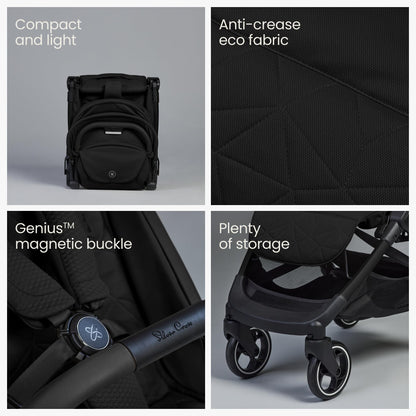 Silver Cross Clic 2 Compact Stroller & Travel Bag – Space