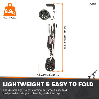 MobiQuip XL Special Needs Disability Pushchair up to 50kg Black