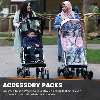 MobiQuip XL Special Needs Disability Pushchair up to 50kg Black