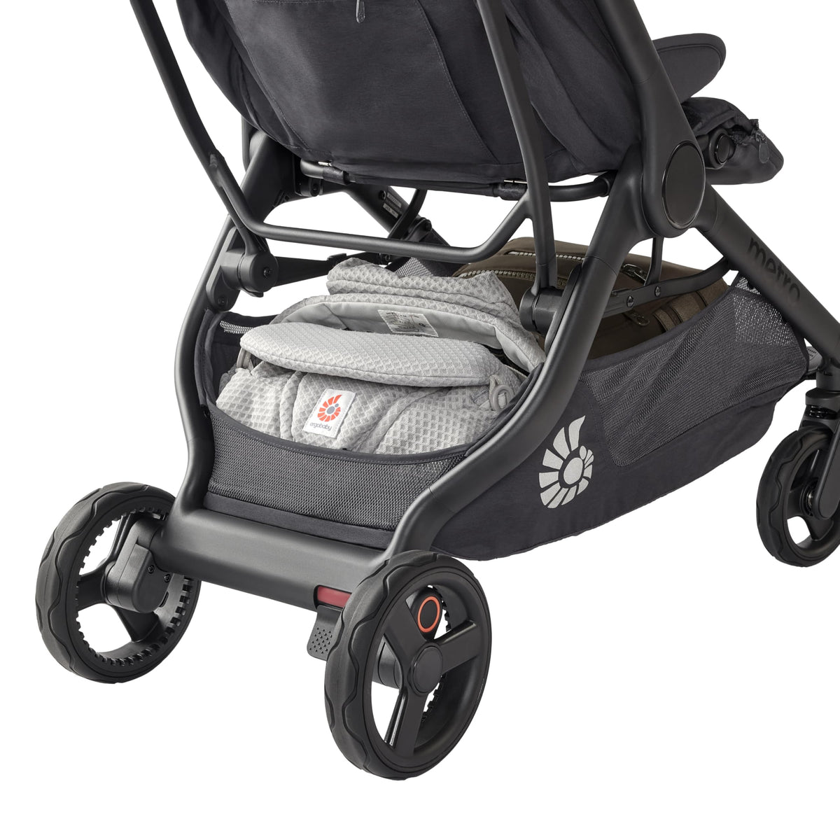 Ergobaby Metro3 Travel Stroller – Birth to 22kg, Graphite Grey