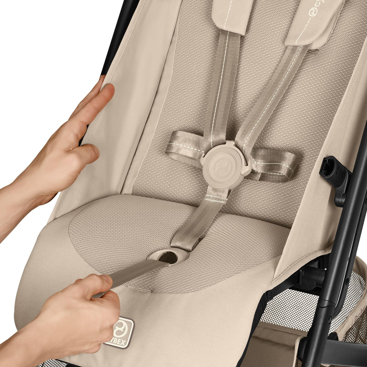 CYBEX BEEZY Pushchair – Birth to 22kg, Compact Fold, Almond Beige